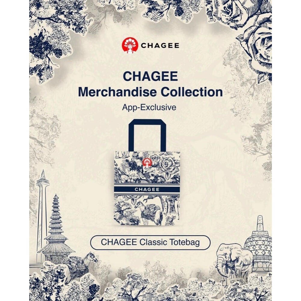 Limited Edition Official Chagee Canvas Tote Bag - New - Picture 4 of 5